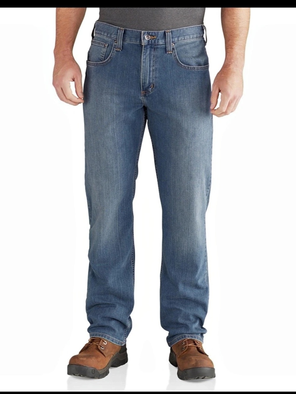 Carhartt Rugged Flex Relaxed Fit Jeans Men’s 38x32 Blue Straight Leg